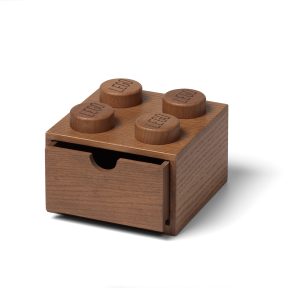 wooden desk drawer 4 dark oak 5007115